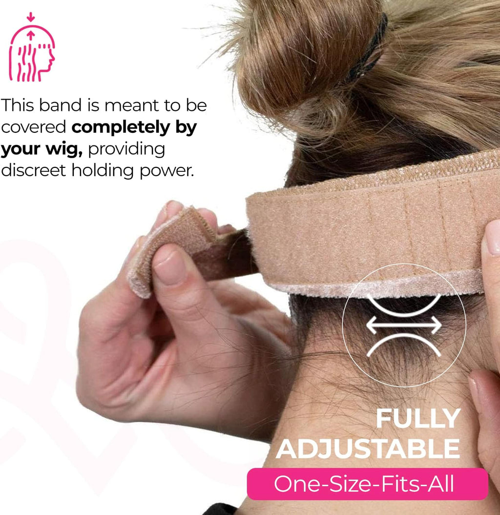 Bundle Scalp Illusion Duo + Wig Stands, Wig Scalp Makeup Palette for Lace Fronts & Lace and Skin Top Wigs + 4-Pack Wig Stands for Drying, Styling, or Displaying