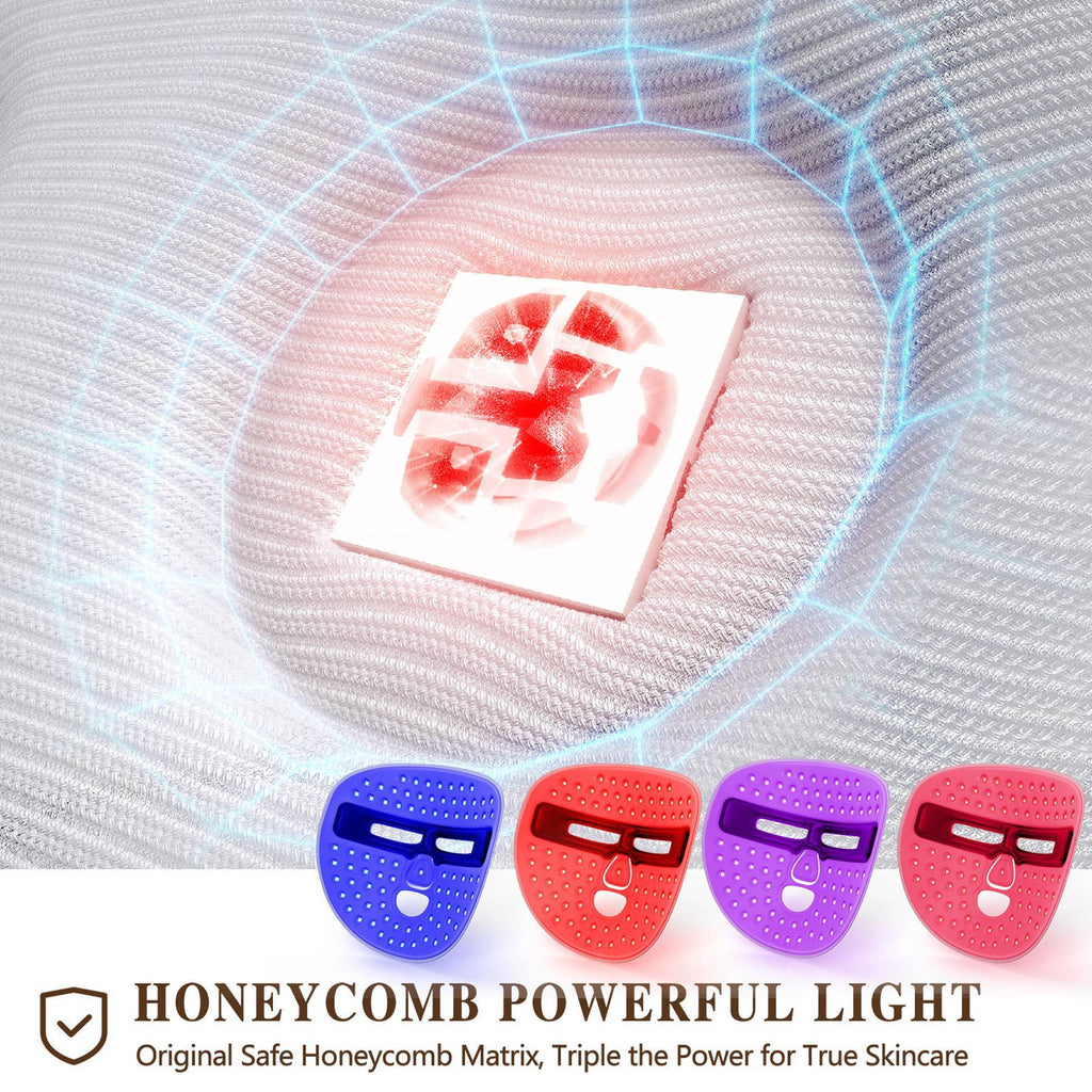 Free Shipping - LED Face Mask Facial Care Tool, Red Light Therapy Mask For Face For Home Travel