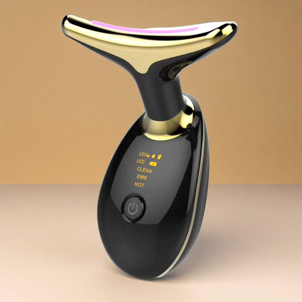 EMS Thermal Neck Lifting And Tighten Massager Electric Microcurrent Wrinkle Remover