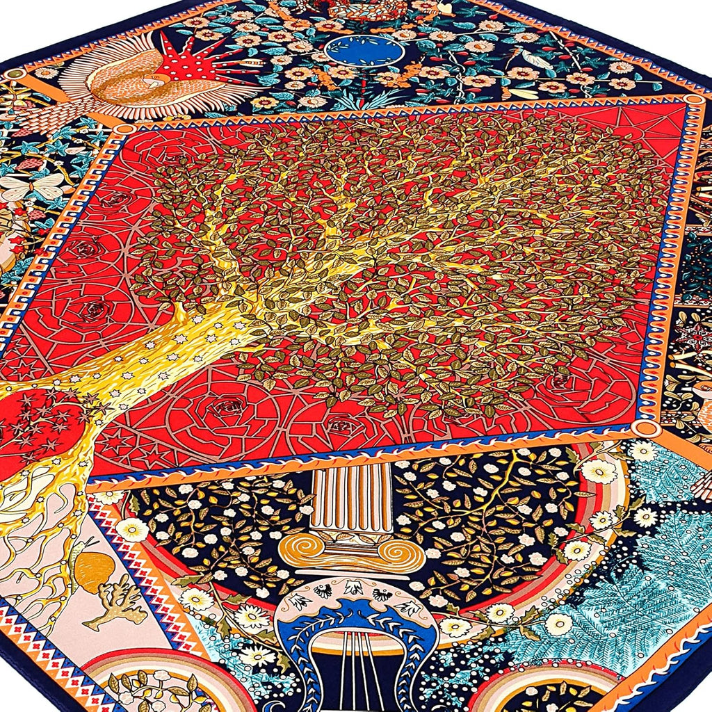 100% Silk Head Scarf for Women - 27" Hair Scarves Satin Bandanas Square for Night Sleeping with Gift Packed