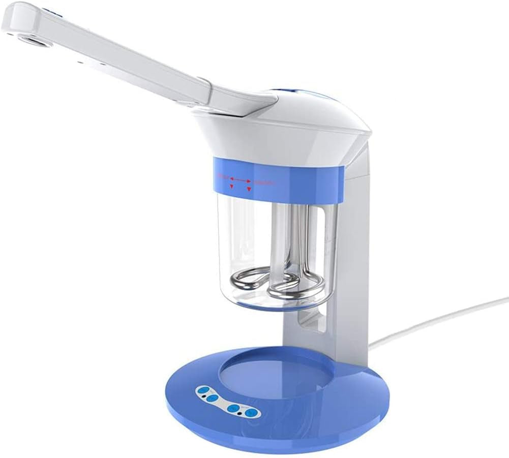 Hot Steamer Aromatherapy Steamer,Facial Steamer Steamer, Portable Ion Vapour Steamer Face Care Home Use Aromatherapy Humidifier US