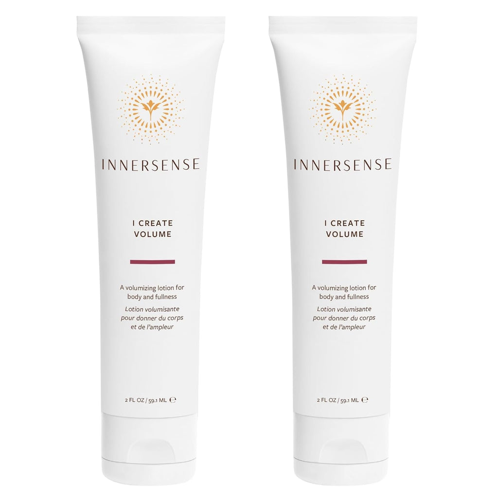 Organic Beauty - Natural I Create Volume Hair Volumizing Lotion | Style Retention, Volumizing, Shine | Non-Toxic, Cruelty-Free, Clean Haircare (2 Pack - 2 Fl Oz | 59.1 Ml Each)