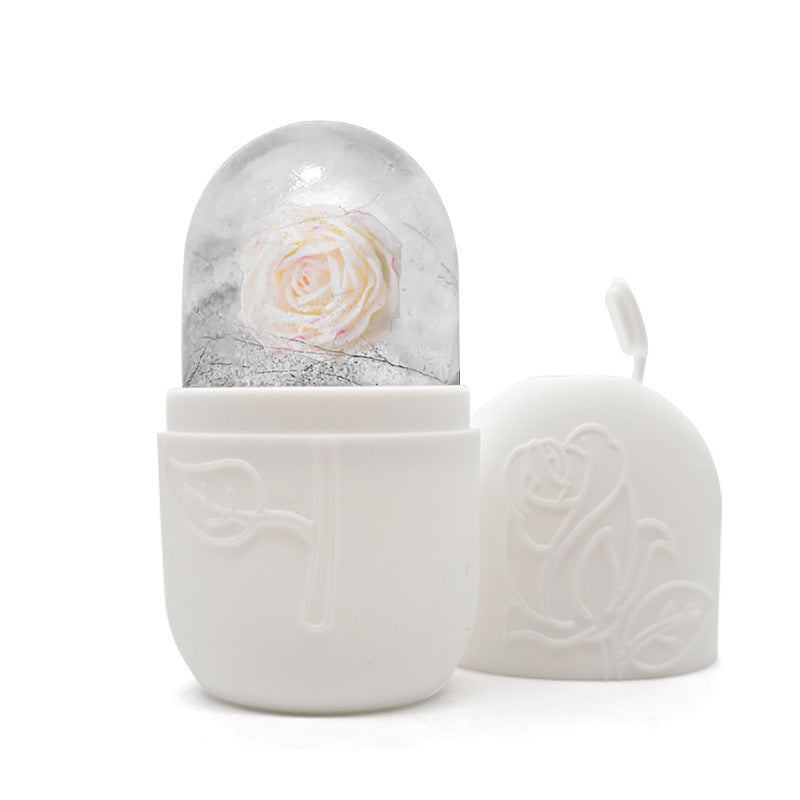 Facial Ice Tray Massager Facial Roller For Relieving Puffiness