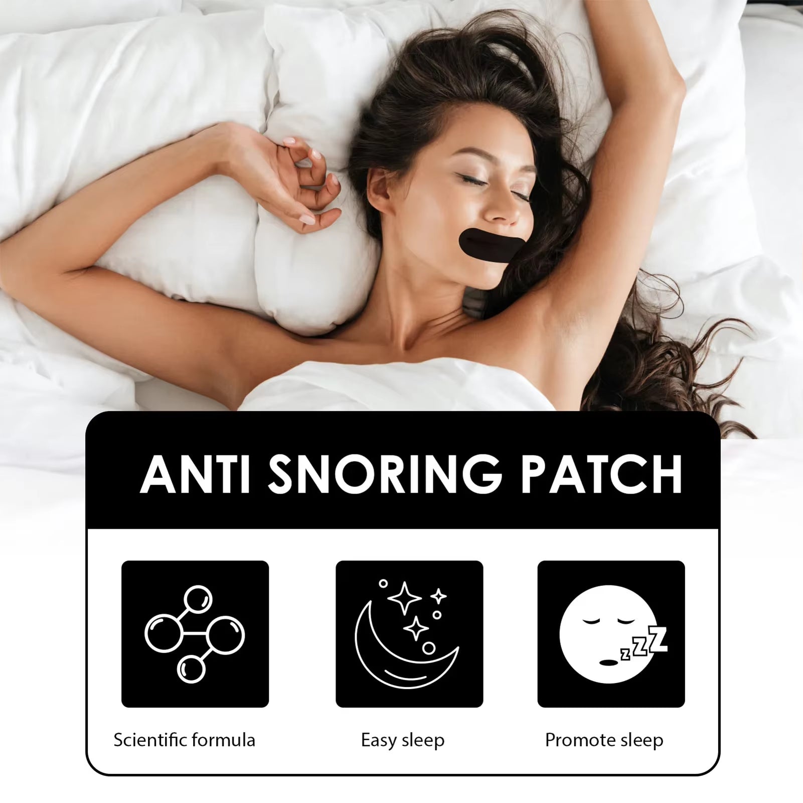 30Pcs Mouth Tape Sleeping Keep Mouth Close Prevent Snoring Gentle Sleep Strip for Home Travel Mouth Tape Tape for Sleeping