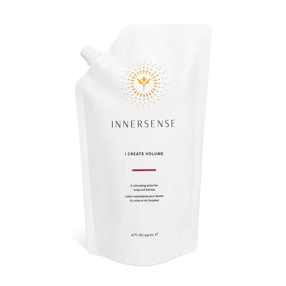 Organic Beauty - Natural I Create Volume Hair Volumizing Lotion | Non-Toxic, Cruelty-Free, Clean Haircare (Refill Pouch, 32 Fl Oz | 946 Ml)