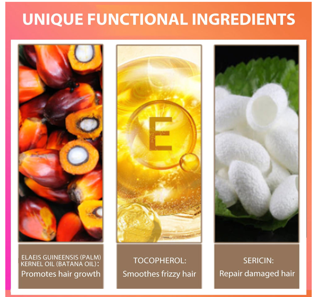 Natural Batana Oil for Hair Growth Healthier Thicker Fuller anti Hair Loss