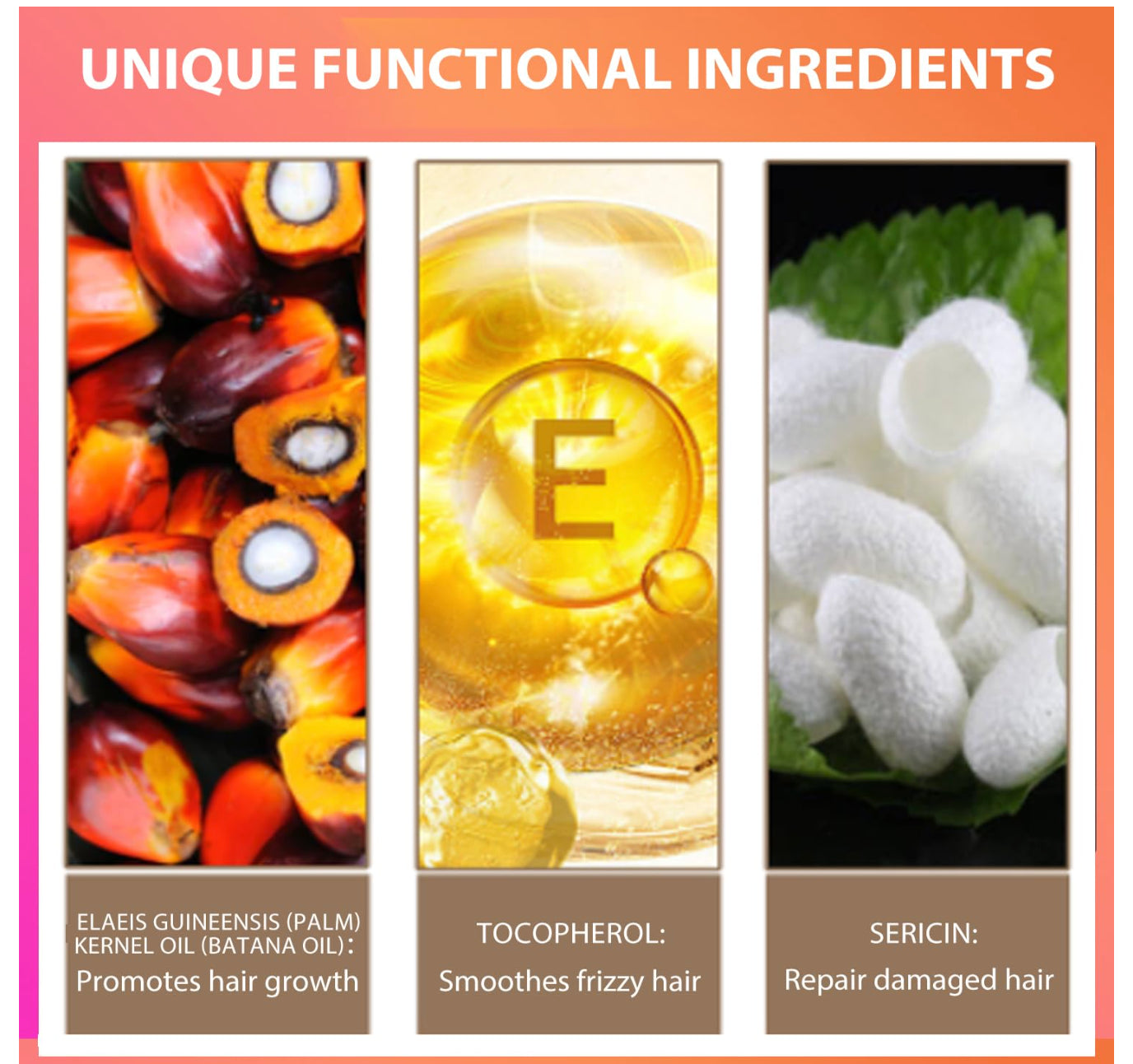 Natural Batana Oil for Hair Growth Healthier Thicker Fuller anti Hair Loss