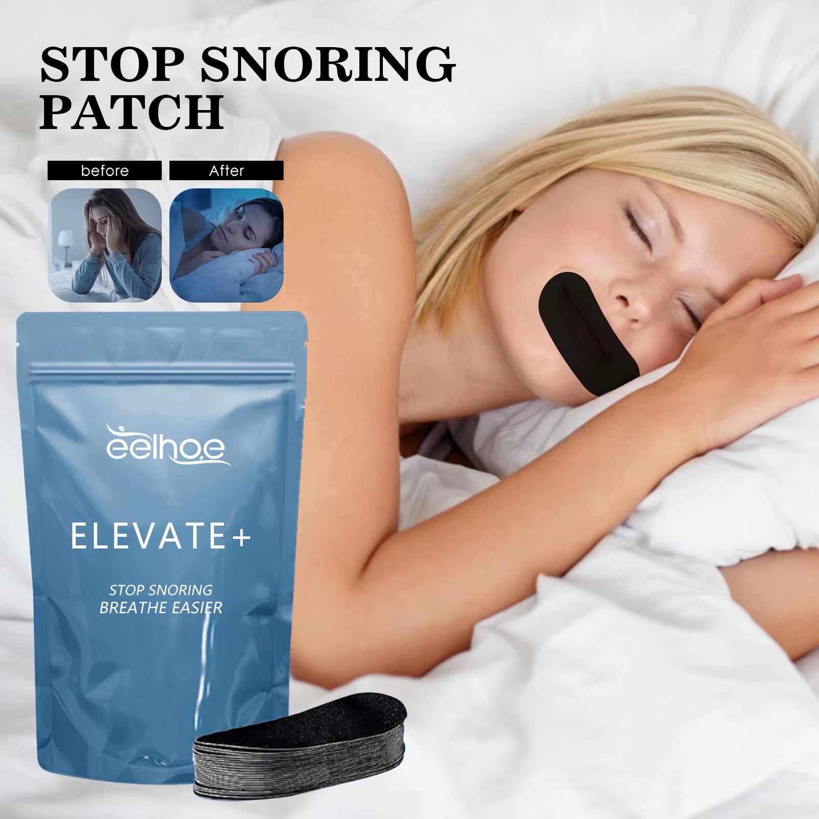 30Pcs Mouth Tape Sleeping Keep Mouth Close Prevent Snoring Gentle Sleep Strip for Home Travel Mouth Tape Tape for Sleeping
