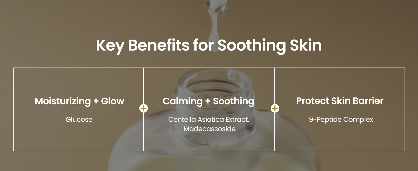 ONGREDIENTS Skin Barrier Calming Lotion | Centella, 9-Peptide Complex | Hydrating Moisturizer | Vegan, Korean Skincare (7.4