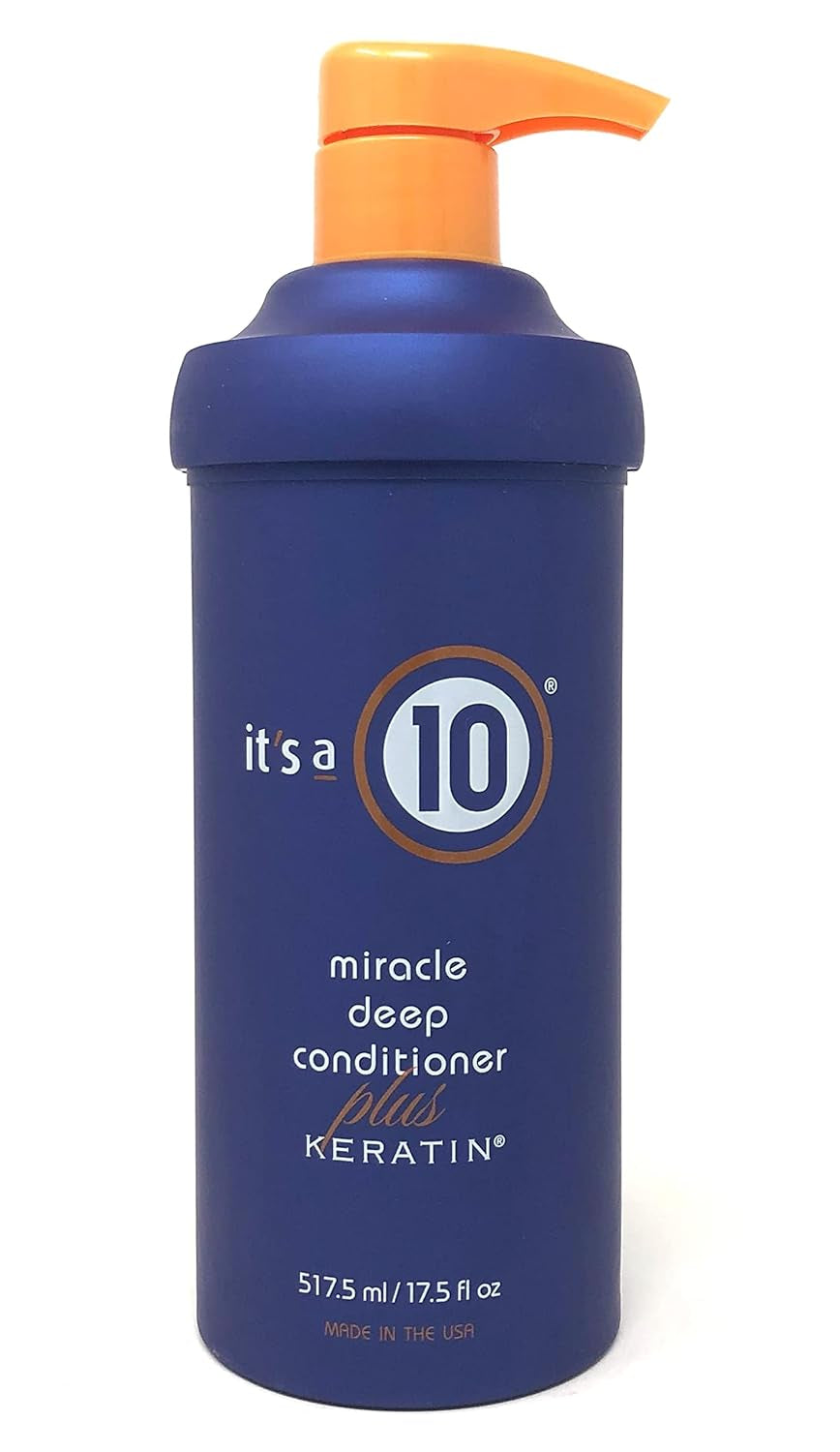 It'S a 10 Miracle Deep Conditioner plus Keratin for Unisex, 17.5 Ounce