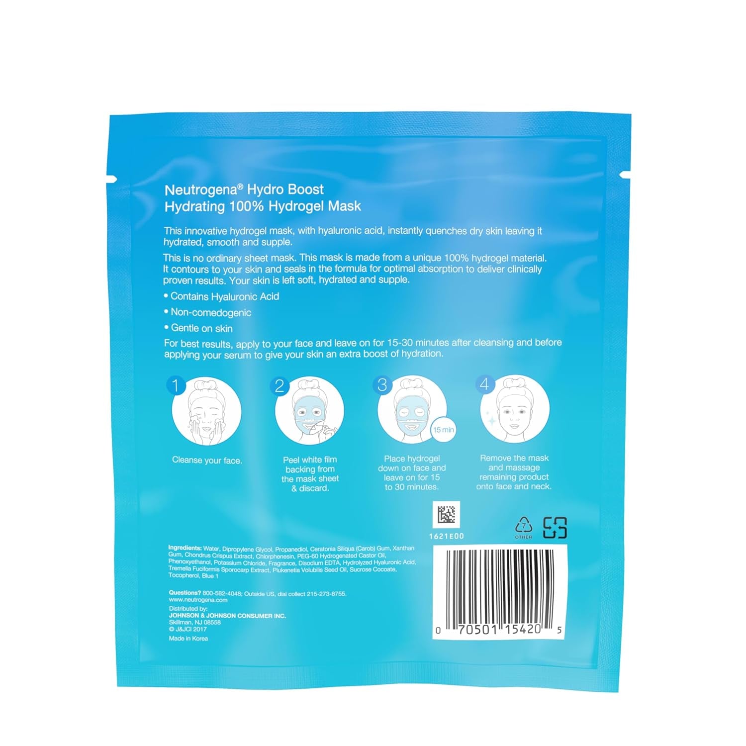 Hydro Boost Hydrating Hydrogel Mask, 1 Oz