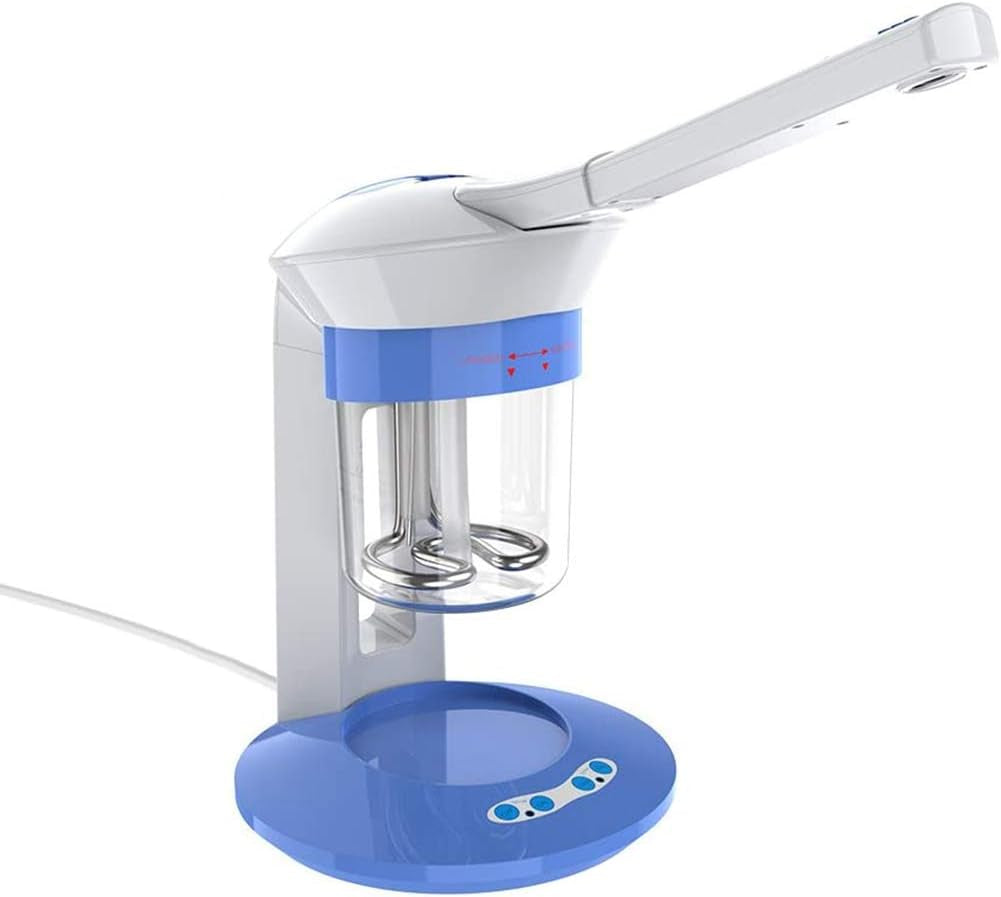Hot Steamer Aromatherapy Steamer,Facial Steamer Steamer, Portable Ion Vapour Steamer Face Care Home Use Aromatherapy Humidifier US