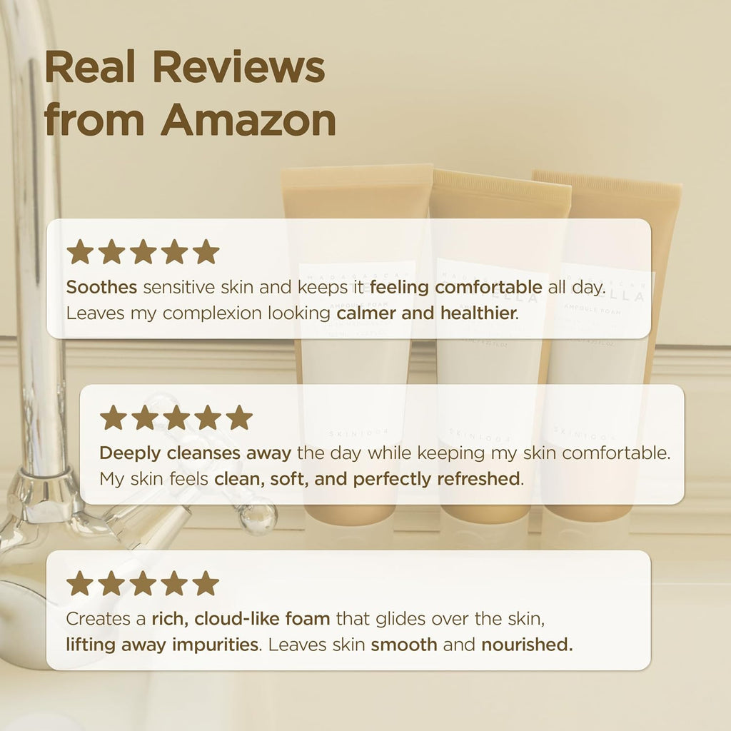 SKIN1004 Madagascar Centella Ampoule Foam Cleanser – 4.22 fl oz