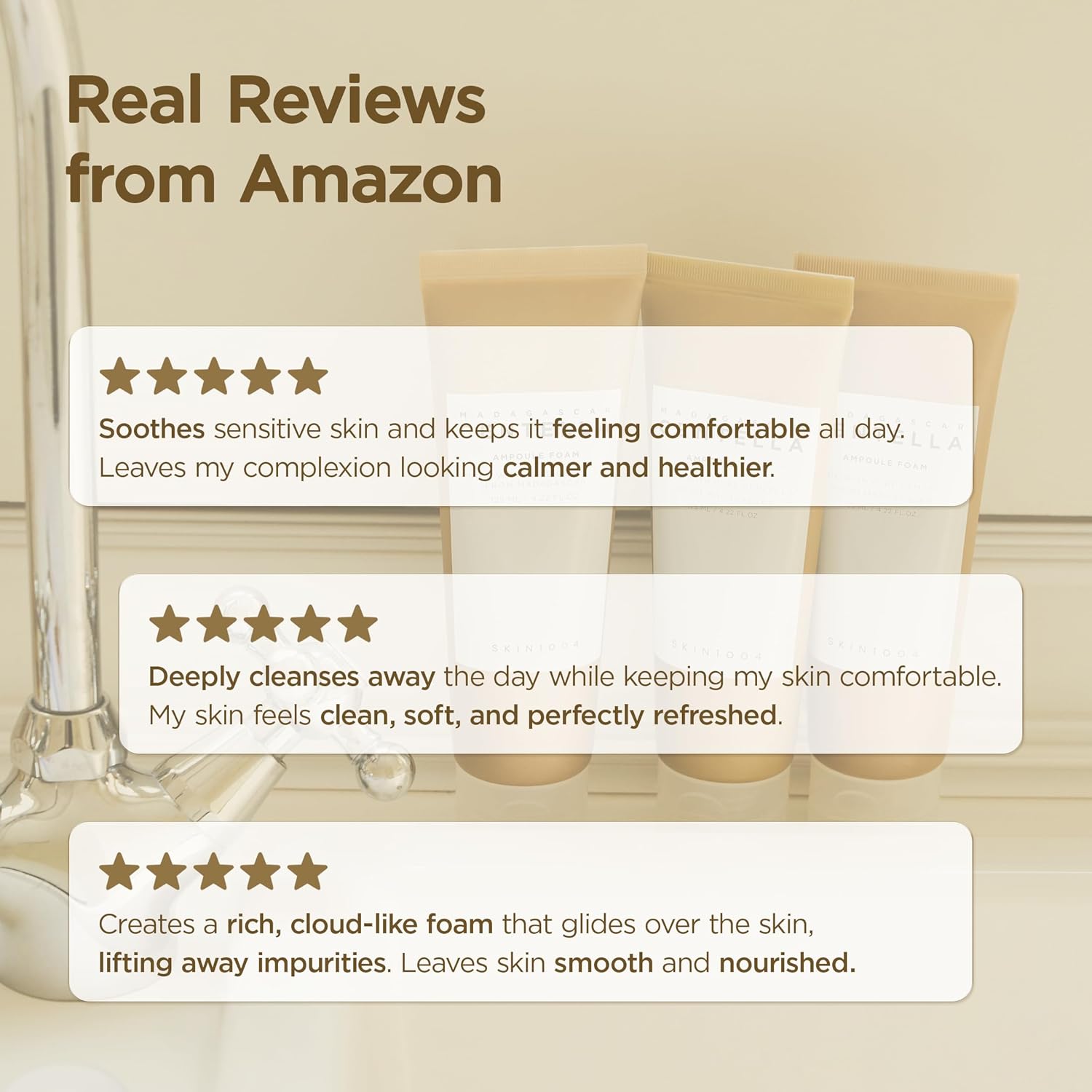 SKIN1004 Madagascar Centella Ampoule Foam Cleanser – 4.22 fl oz