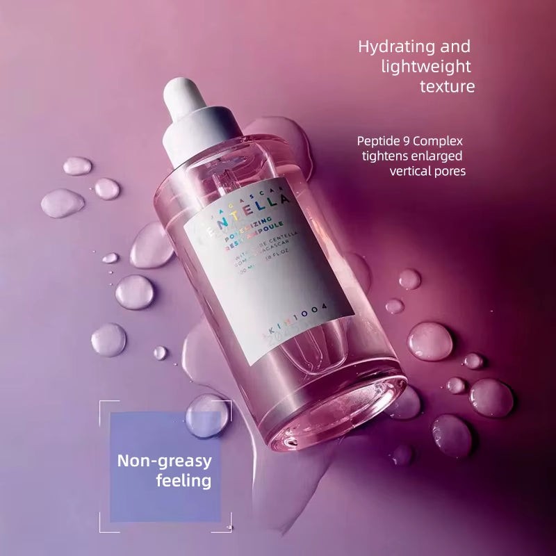 Centella Poremizing Fresh Ampoule Pink Salt Essence Liquid Face Pore Care Facial Serum Soothing Moisturizing Beauty Skincare