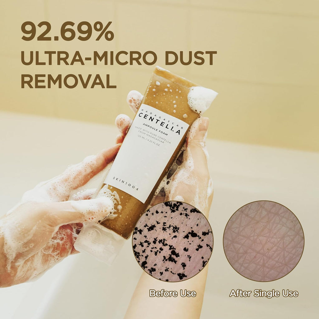 SKIN1004 Madagascar Centella Ampoule Foam Cleanser – 4.22 fl oz