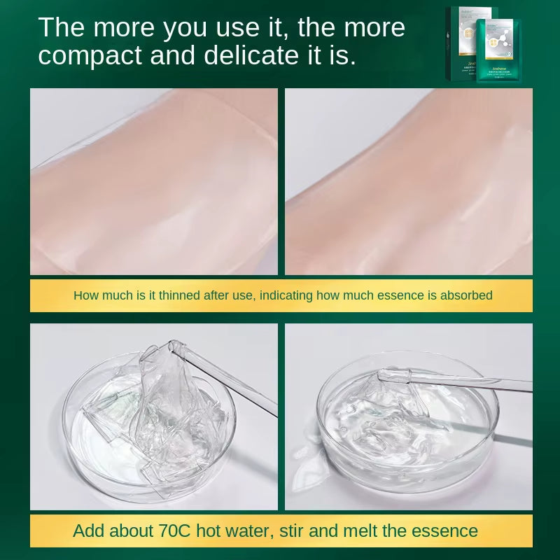 5Pcs*30Ml Tiktok Hot Sale Seaweed Collagen Filling Crystal Mask Replenishing Fruit Jelly Skin Transparent Mask Skin Care Masque