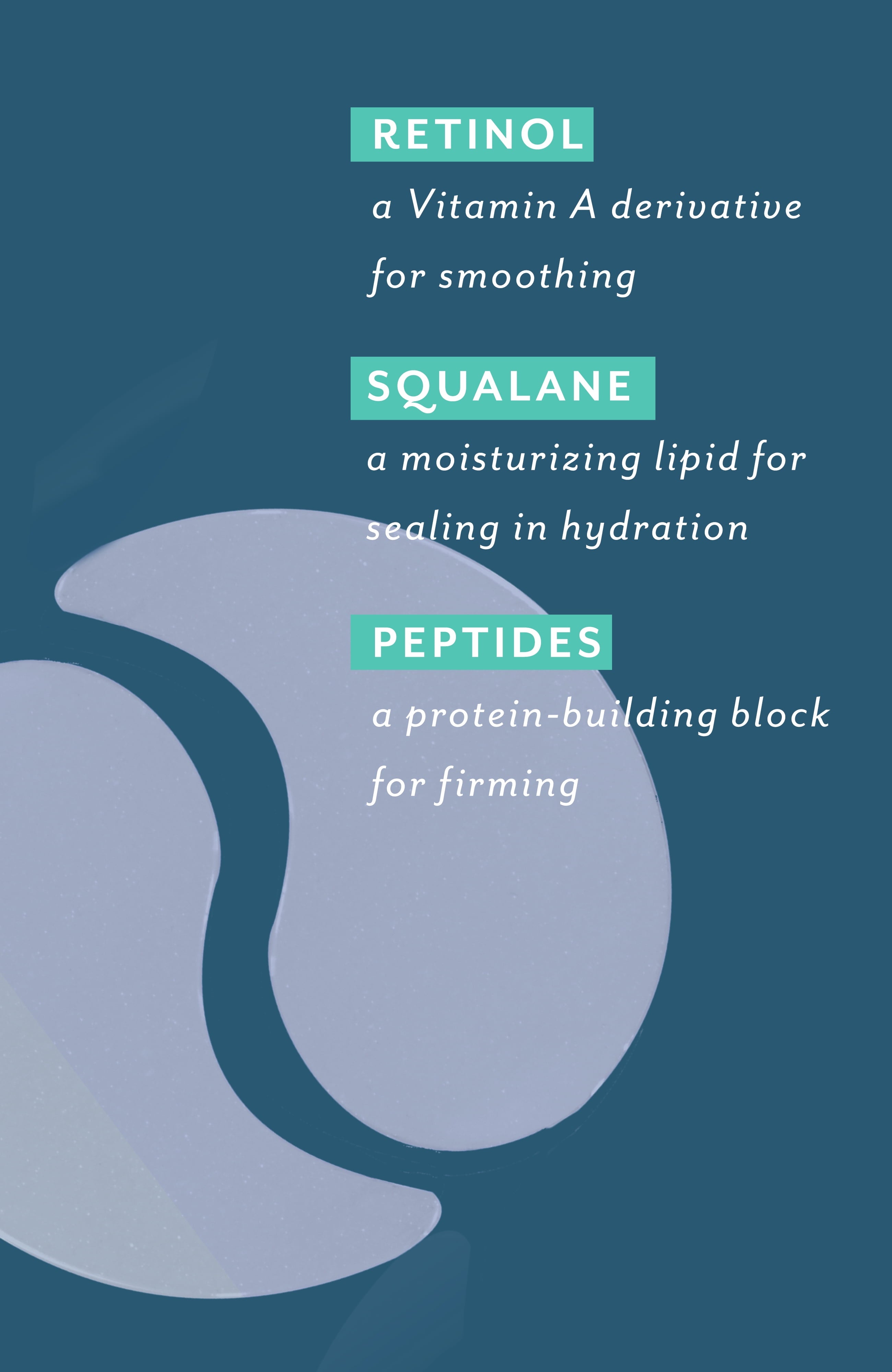 Flashpatch Restoring Night under Eye Face Mask Gels, Single Pack