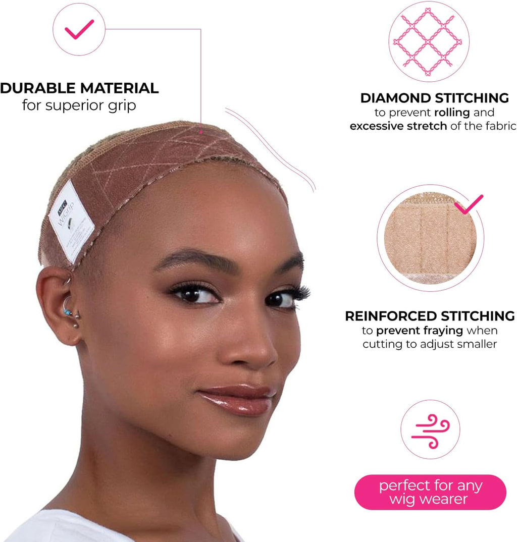 Bundle Scalp Illusion Duo + Wig Stands, Wig Scalp Makeup Palette for Lace Fronts & Lace and Skin Top Wigs + 4-Pack Wig Stands for Drying, Styling, or Displaying