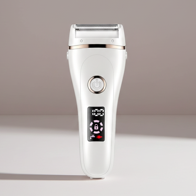 , 3 in 1 Lady Electric Shaver Body Hair Remover, Portable Bikini Trimmer for Leg Arm Armpit Underarms