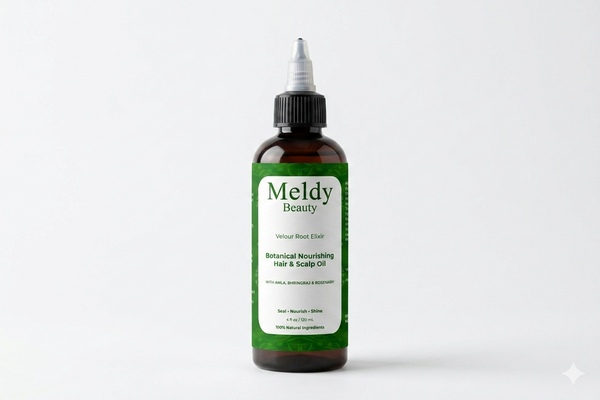 Hair Growth oil - Velour Root Elixir - Botanical Nourishing Hair & Scalp Oil