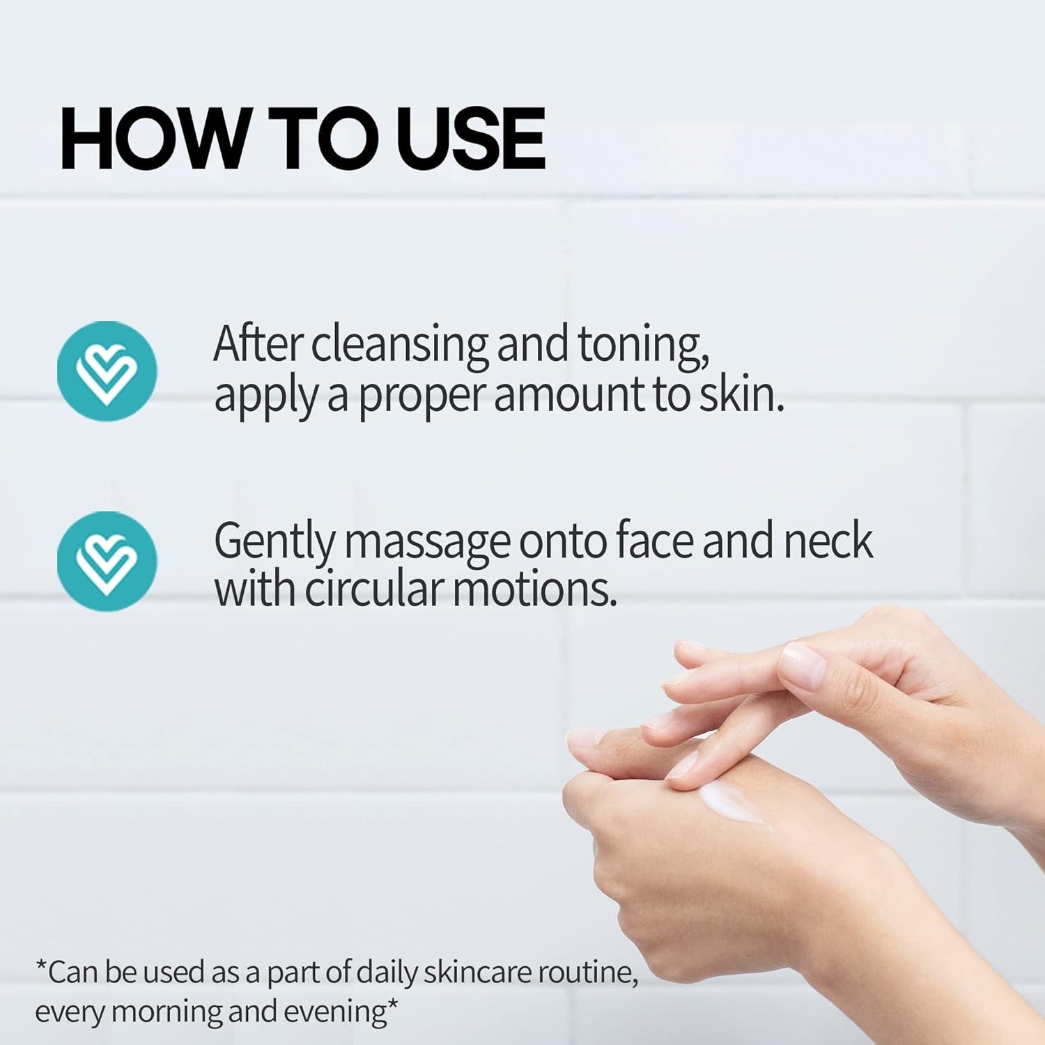 Centella Asiatica Extract Intensive Face Moisturizing Cream, Lifting and Brightening, Adenosine and Niacinamide, Korean Skincare - 1.69 Fl. Ounce