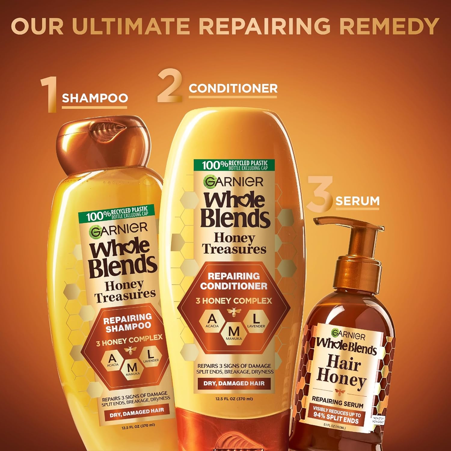 Whole Blends Repairing Shampoo Honey Treasures - 12.5 Oz