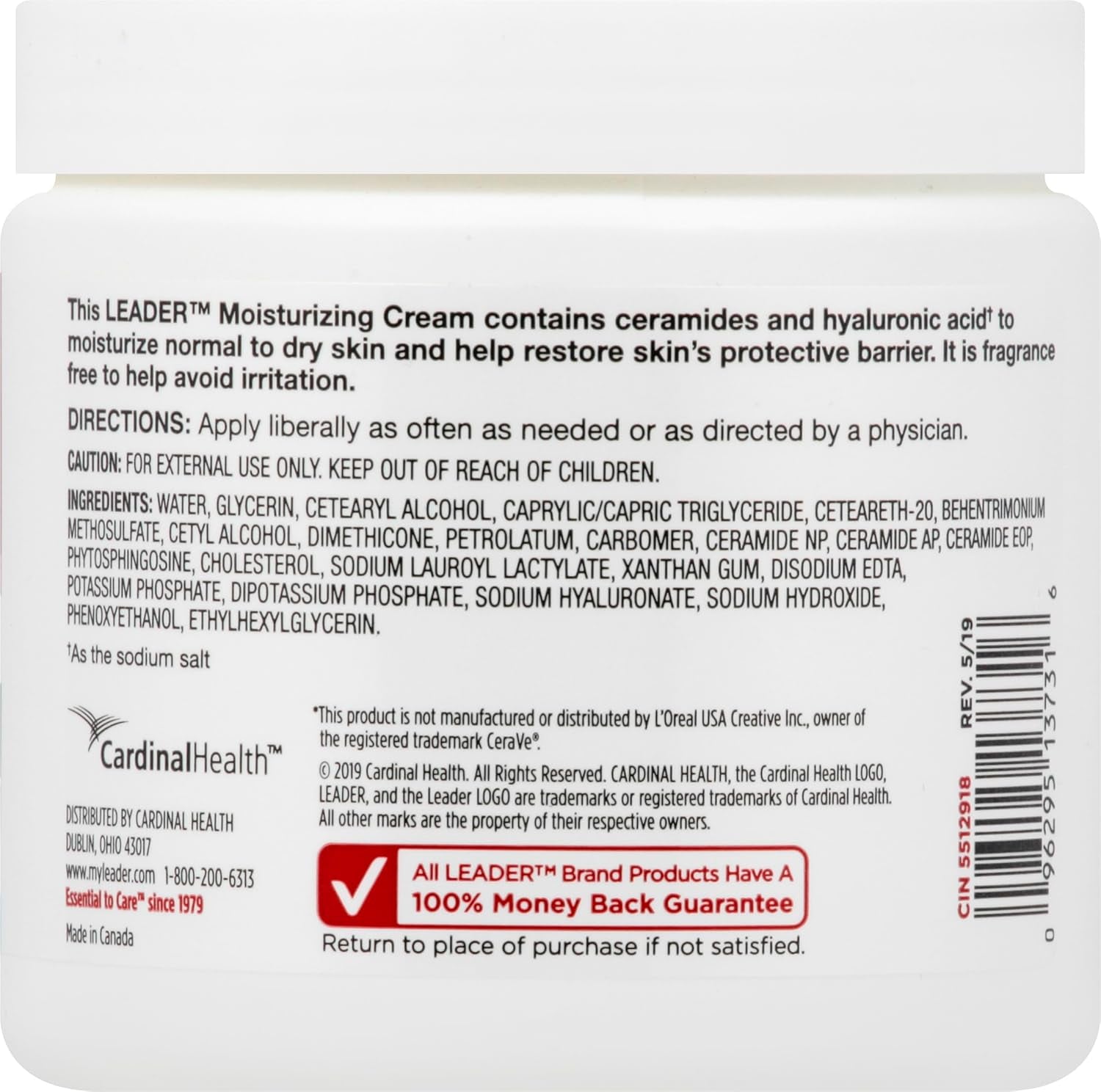 MOISTURIZING CREAM 16OZ