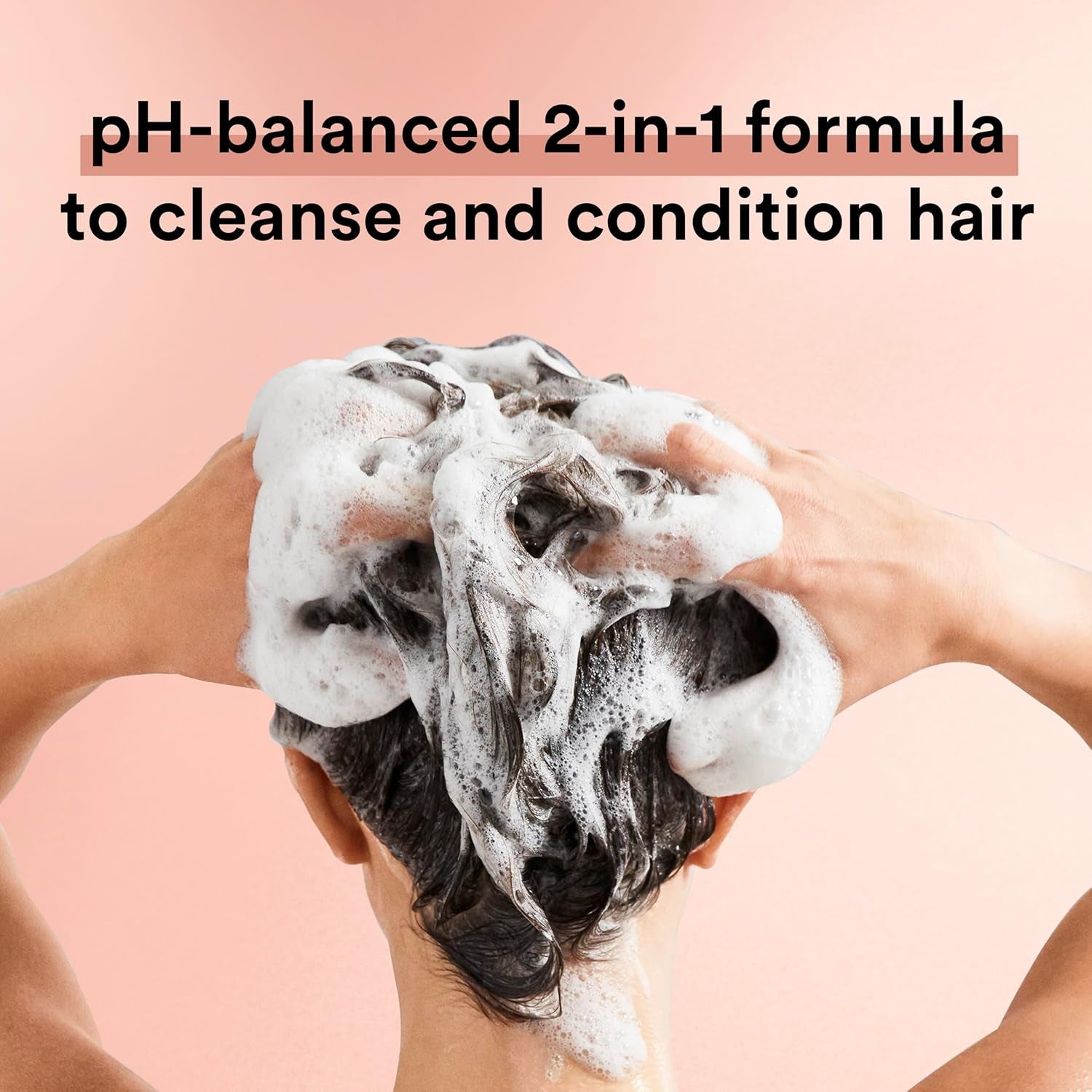 2 in 1 Shampoo and Conditioner with Micellar Infusion, Cleansing and Conditoning for All Hair Types, 28 Oz Pack of 4