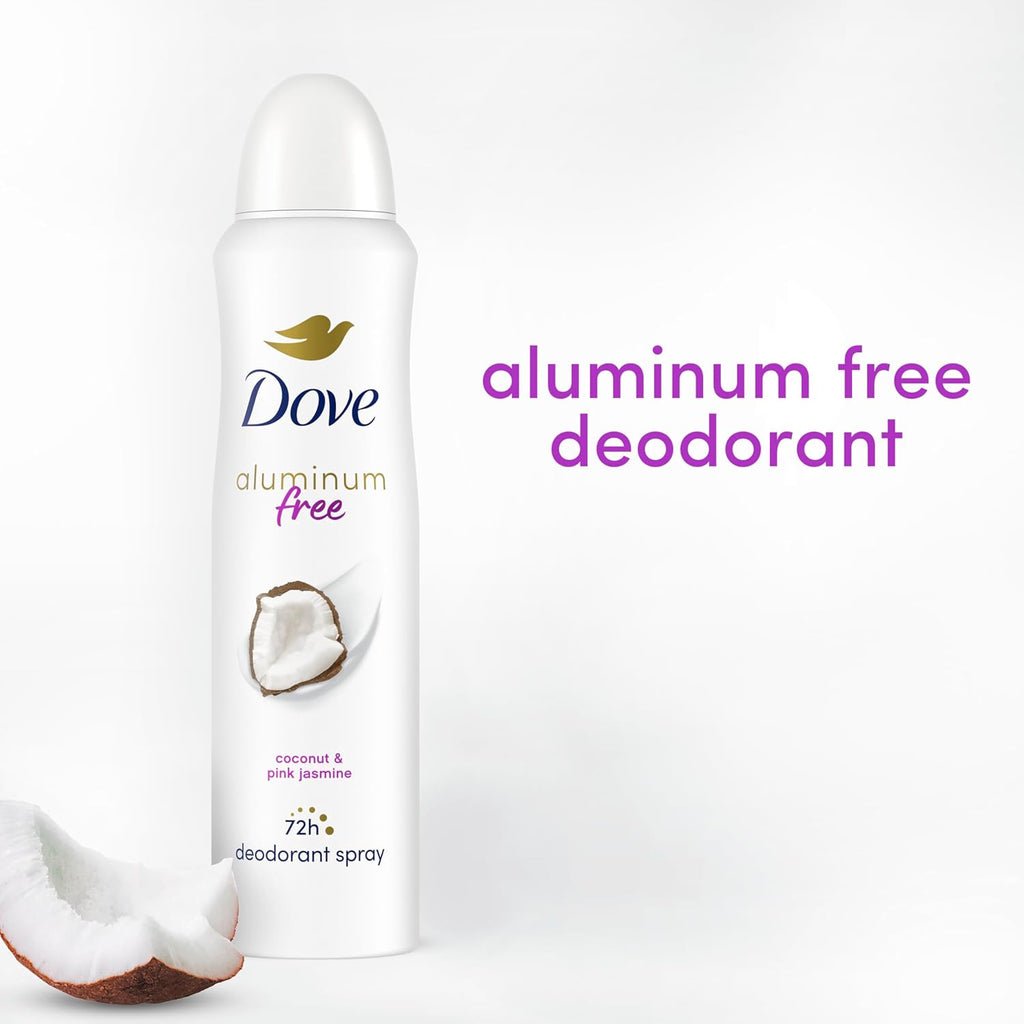 Aluminum Free Deodorant Spray for Women Cucumber & Green Tea 72 Hour Odor Protection 4 Oz