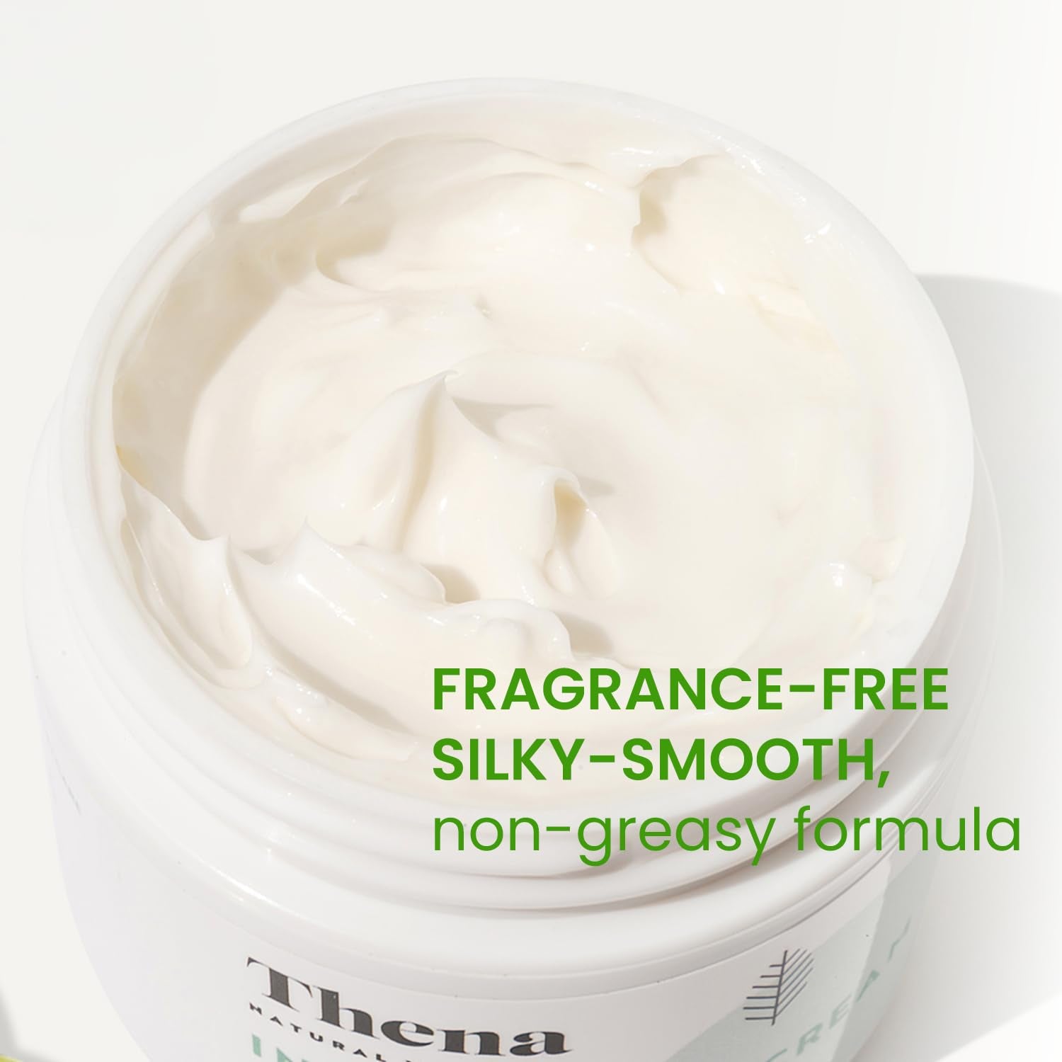 Barrier Repair Organic Face Cream Moisturizer with Ceramides Squalane Centella & Niacinamide, Fragrance Free, Non-Comedogenic, Gentle Soothing Hydration for Dry, Sensitive, Normal Skin, Travel Size