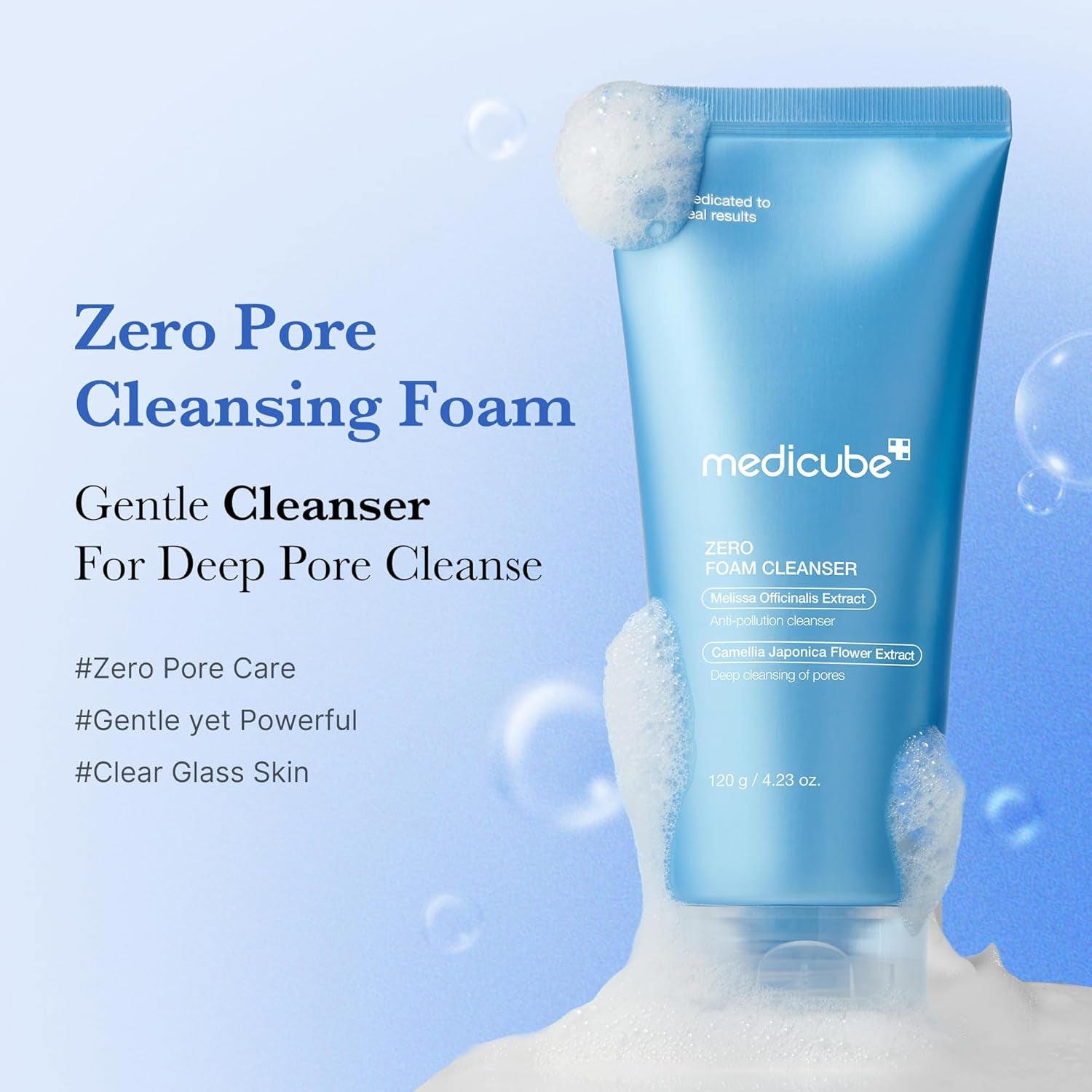 Gentle Zero Foam Cleanser for Sensitive Skin - Achieve Sebum Control, Moisture Balance, and Minimized Pores | Korean Skincare Essential