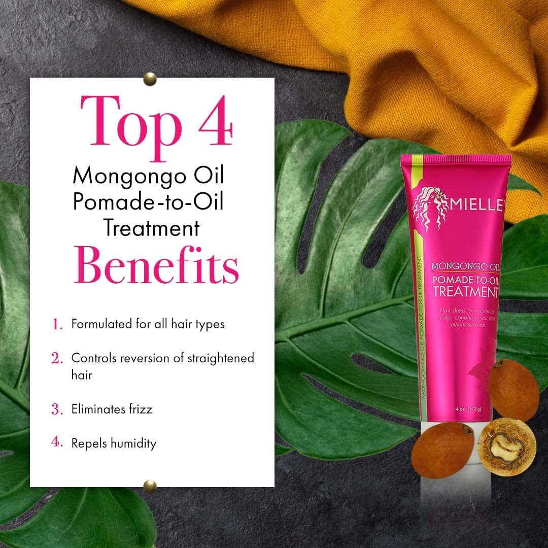 Mongongo Oil Pomade-To-Oil Treatment, 4 Ounces