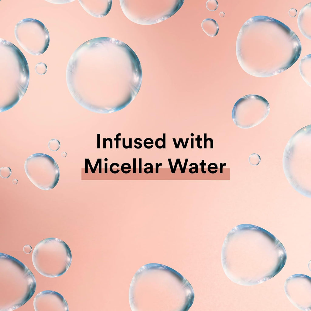 2 in 1 Shampoo and Conditioner with Micellar Infusion, Cleansing and Conditoning for All Hair Types, 28 Oz Pack of 4